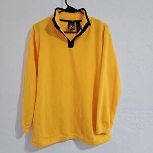 VTG USA Olympics Colorblock Fleece Top 1/4 Snap Size XL JC Penney Exclusive Y2K